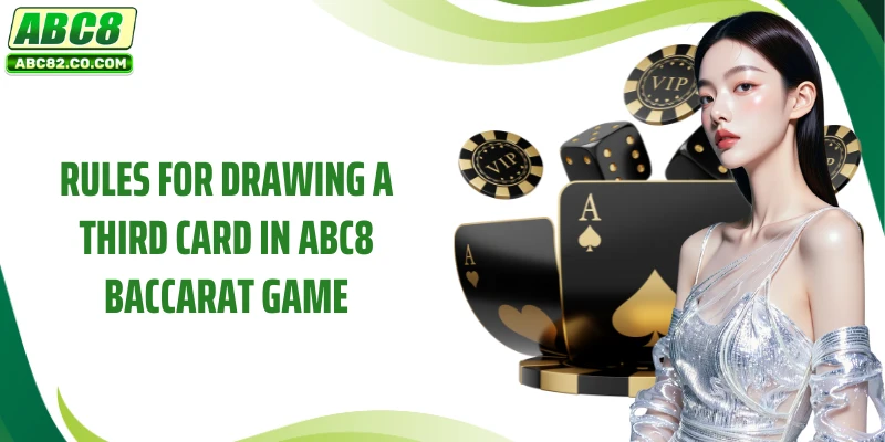 Rules for drawing a third card in ABC8 Baccarat game